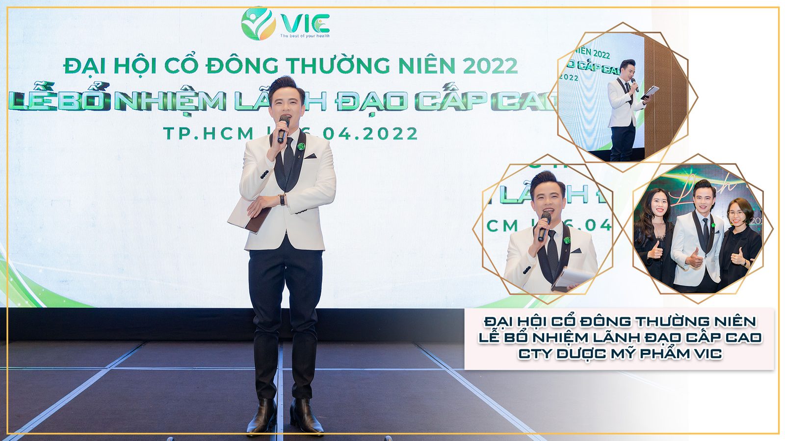 Đại hội cổ đông thường niên & Lễ bổ nhiệm lãnh đạo cấp cao — Dược mỹ phẩm VIC